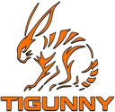 TIGUNNY orange rabbit logo